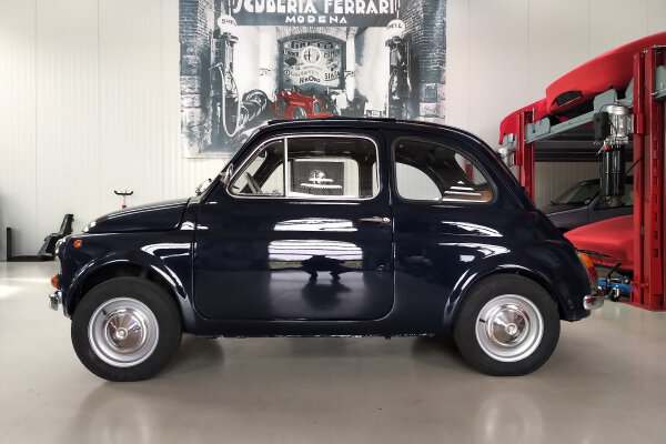 Fiat 500F VIN 110F2916498 Blau